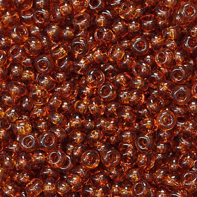 Rocailles - transparent, 20g, 2,5mm, Braun [Spielzeug]