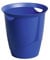 Durable 1701710040 Papelera TREND, con asas, 16 l, azul