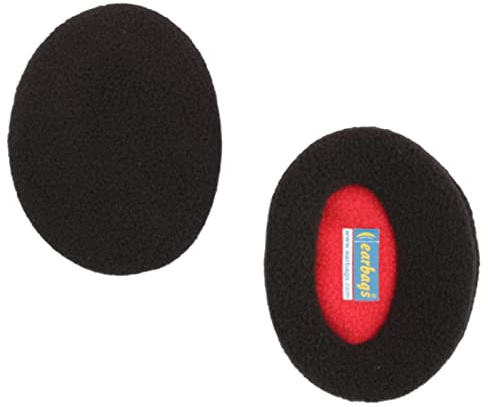 Earbags Ohrenwärmer Standard, schwarz, L, Fleece