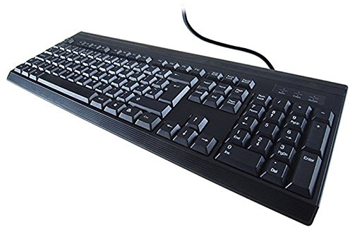 kenable KB232 Spill Resistant School/Office/Home QWERTY USB Keyboard