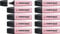 STABILO - Textmarker - BOSS ORIGINAL Pastel - 10er Pack - rosiges Rouge