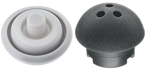 Junta indicadora de cocción WMF Perfect & Perfect Plus para ollas a presión de 2,5l - 8,5l, Ø 18 cm y 22 cm de silicona & Perfect Plus Válvula de Seguridad, Gris