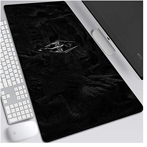 Mauspad The Elder Scrolls 900X400mm Mauspad, Extended XXL Large Professional Gaming Mauspad mit 3mm starker Basis, für Notebooks, PC, D