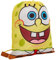 SPONGEBOB SQUAREPANTS Kinder Turnbeutel Jungen Mädchen Kordelzug Schule Schwimmen Mittagessen Tasche, gelb, One size