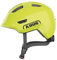 ABUS Kinderhelm Smiley 3.0 - Fahrradhelm mit tiefer Passform, kindergerechten Designs & Platz für einen Zopf - für Mädchen und Jungs - Gelb Glänzend, Größe S