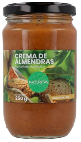 Crema de almendras Bio | 250 g | Naturitas Essentials | 100% | Sin azúcar sin aceites añadidos | Cremas para Untar