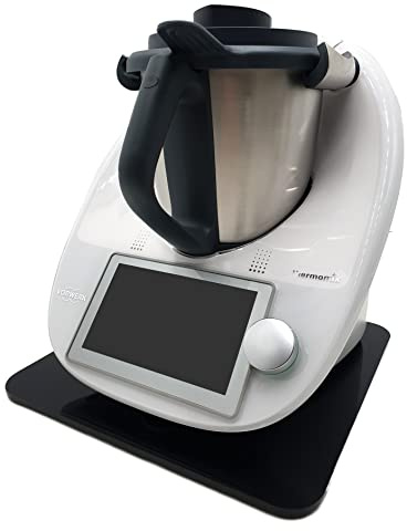 Premium Gleitbrett für den Thermomix - TM5, TM6 & TM31 - Hochwertiger Gleiter aus Premium Acrylglas - in vielen Farben - MADE IN GERMANY (Schwarz Hochglanz)