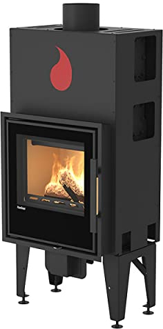 HS Flamingo HSF45-001 S5 Kamineinsatz Stahl Schwarz Manual/A+