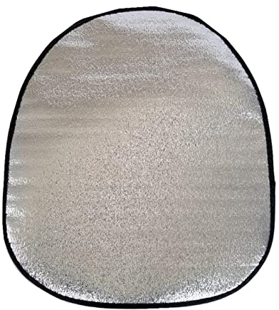 Facynde Protection solaire pour volant - Protection contre la chaleur - Anti-UV - 44 cm x 50 cm - Pour voiture, camion, van