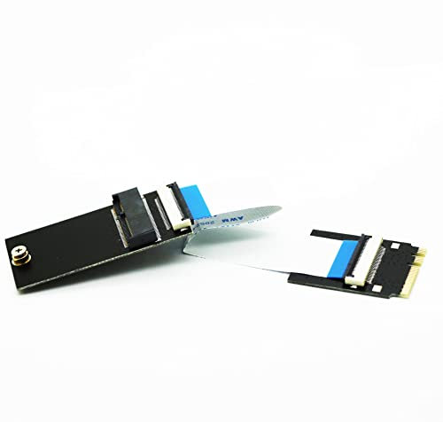 Sintech M.2 A-Key M.2 Key E Module WiFi Card Extension Cable, Compatible with Intel AX200,7260,8260,9260