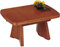58 aufm Kessel Funktionstisch Callida höhenverstellbar und ausziehbar 90(130,5) x 65 x 54-73 Couchtisch massiv Kirschbaum 16023