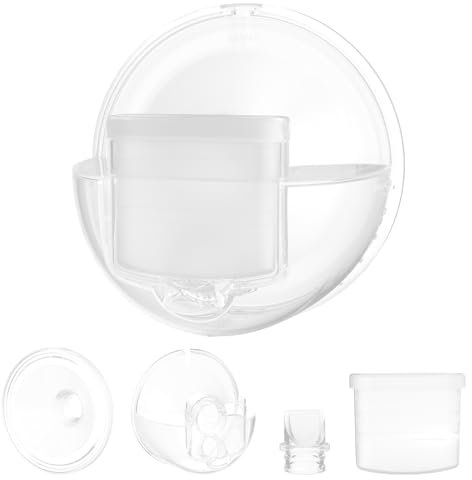 Paruu P10 Full Set Collector Cup, Original Breast Pump Parts, Wearable Breast Pump Replacement Accessories, 1 Set