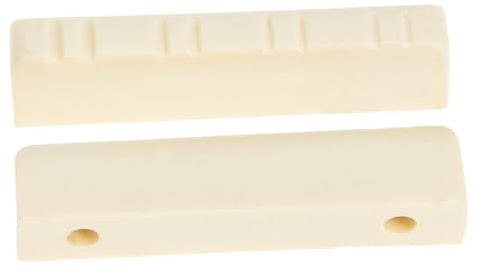 VICASKY 2pcs Mandolin Bridge Nuts Replacement String Accessories for Mandolin Nut for