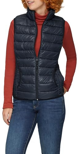 QS Damen 2147965 Steppweste mit Stehkragen