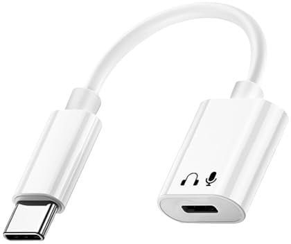 NAVESO Lightning to USC C Adapter for Pad 10 Phone 15 Pro Max 15 Plus, USB C to Lightning Adapter, Aux to USB C for Pad Air Mini MacBook Galaxy S23, Not Support Charging&Data