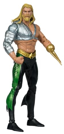 McFarlane Toys - DC Multiverse Aquaman (JLA) 17,8 cm große Build-A Figur