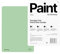 Hemway - Peel & Stick Sample for Our Chalk Based Furniture Matt Paint - Soft Green | A5 Damage-Free, Accurate Colour Swatch | Test Our Chalky Matt Shabby Chic Finishes for Interior Decor
