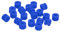 sourcing map Bolas de goma antivibración RC para control de vuelo RC F4 F7 Gimbal M3 x 4.6 mm bolas de absorción de impactos, modelos RC DIY Drone accesorios (azul), paquete de 20