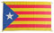 Bandera Cataluña Estelada Grande para Interior o Exterior, Catalunya independentista 4 Ojales y 4 Bridas