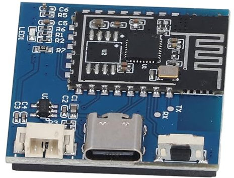 1,54-Zoll-Wetteruhr-Anzeigemodul, WiFi-Wetteruhr, Typ C, Stromschnittstelle, TFT-Farbbildschirm, Temperatur- und Luftfeuchtigkeitszeitanzeige mit Web-Konfigurierbarkeit für
