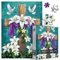 Christliche Kreuz-Puzzles für Erwachsene, 1000 Teile, religiöses Puzzle, Vogel-Blumen-Puzzle, katholischer Glaube, Puzzle