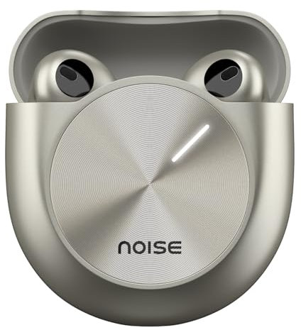 Noise Master Buds, in-Ear Bluetooth Earbuds, Up to 49dB Adaptive ANC, LHDC 5.0, Immersive Spatial Audio, 44H Playtime with 6 mic ENC, Dual Pairing, IPX5 Ear Buds TWS (Titanium)