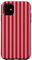 Hülle für iPhone 11 Niedliche rote und rosa Streifen, rot, violett, lila, rosa Muster