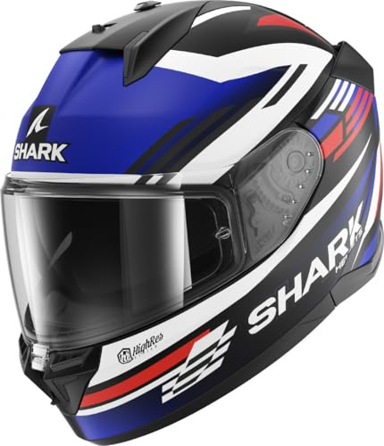 Shark D-Skwal 3 Firstlap Helmet, black/white/red/blue, S (55/56)
