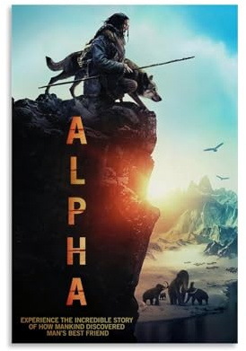 URAUIH Alpha-Film-Poster, Schlafzimmer, Wohnzimmer, Wandkunst-Deco-Poster, 40 x 60 cm, ungerahmter Stil