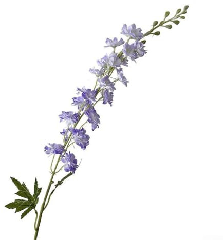 Delphinium - Flor artificial, 84 x 5 x 5 cm, color violeta de jacinto artificial, aspecto realista para salas de estar, bodas, fotografía (morado oscuro)