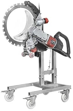 9800W Bürstenloser Schienen-Ringsägenmotor, Hochleistungs-Schneidmaschine, Ringsäge For Betonwände Mit 2,4M Schienenführung(3m ring saw)