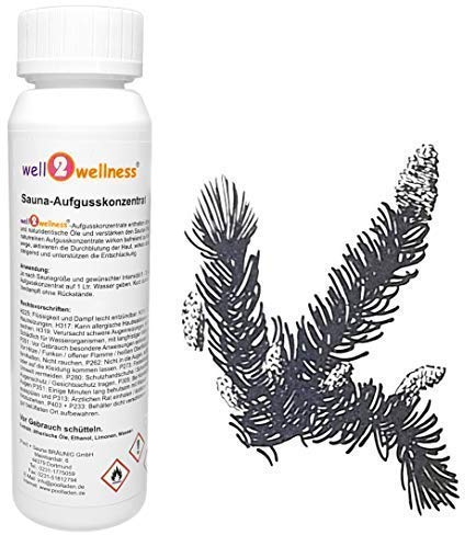 well2wellness® Saunaaufguss Konzentrat Fichtennadel 125 ml