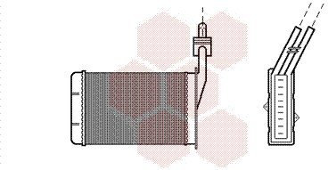 VAN WEZEL 43006101 Scambiatore calore per riscaldamento abitacolo Radiatore Riscaldamento Radiatore riscaldamento Scambiatore calore per riscaldamento abitacolo