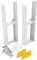 Milano Windsor Traditional White 2 Column Radiator Floor Mounting Feet Kit