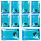 eBuyGB Pack of 10 Gel Reusable Hand Warmer (Blue Rectangle)