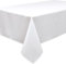 Home Direct Quadratische Tischdecke Textil 180 x 180 cm, Farbe wählbar Weiß