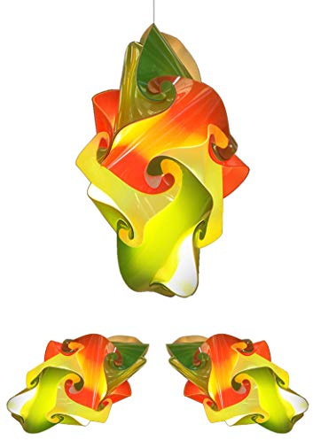 Set Beleuchtung für Schlafzimmer, Deckenleuchte, modernes Design, Sensitive, 2 Nachttischlampen, Design- und Einrichtungsstile, nach Maß, Farben wählbar Lieferung erfolgt montiert