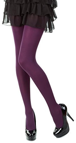 Romartex multicolore collants en microfibre 40 DEN, 32 couleurs et différentes 5 tailles, S, violet foncé
