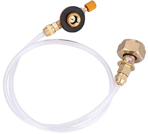 Gas Tank Converter Camping Stove Adapter with Head and Hose for Portable Stove Heater Outdoor Catering Hiking Camping