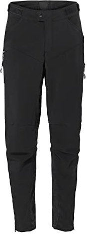 VAUDE Herren Mens Qimsa Softshell Pants Ii Hose, Black/Black, M EU