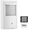 REVODATA Revotech PIR POE IP Camera, HD 3MP Indoor Security Camera P2P 3.7mm Lens 940nm Invisible LEDs IR Night Vision H.265 CCTV Cam (IPIR-P White)