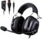 fasient1 Casque de Jeu Stéréo G936 pour, pour One, pour pour Switch, Joueurs sur PC - Écouteurs à Son Surround Virtuel 7.1 avec Microphone Antibruit(Noir)