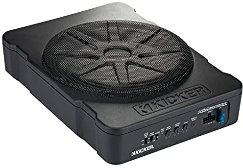 AONELAS KICKER 46HS10 Compact Powered 10-inch Subwoofer (Renewed)