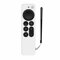 Remote Control Protective Case Compatible for Apple TV 4K 2nd Gen, Silicone Anti-Slip Shockproof Protective Cover (White)