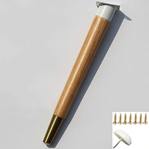 XUAN Holz Möbelbein Höhe 720mm Tischfuß Konisch Tischbeine Vintage Möbelfüße Schräge Tischkufen Für DIY Möbel Esstisch Schreibtisch Couchtisch (Color : Wood Color, Size : 72.5cm)