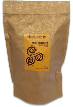 Virgin Ceremonial Cacao Paste | Pure Quality Whole Bean Cacao | Ethically Sourced Premium Chocolate | Vegan, Gluten and GMO Free | 1 x 1000g