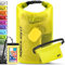 Nordlight wasserdichte Tasche 3er Set (Gelb) - Dry Bag 20l + wasserdichte Handyhülle + wasserdichte Hüfttasche | IPX8 Schutz | Mit Verstellbaren Gurten Für Strand, Stand Up Paddling