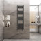Warmehaus Straight Heated Towel Rail Radiator Ladder Black 1600x400mm Central Heating Radiators for Bathroom Kitchen