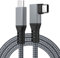 N NEWTOP Cavo Link 5 metri Carica e Dati USB 3.0 Type-C Maschio - Maschio Connettore Angolo 90 Gradi 5Gbps Ricarica Rapida Alta Velocità Compatibile Gioco per Oculus Quest 1/2 Visore VR