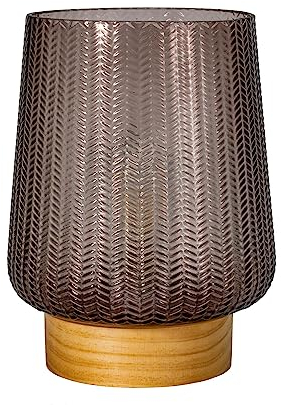 Pauleen 48311 LED Mobile Tischleuchte Fancy Glamour Timer Batterie Taupe Tischlampe